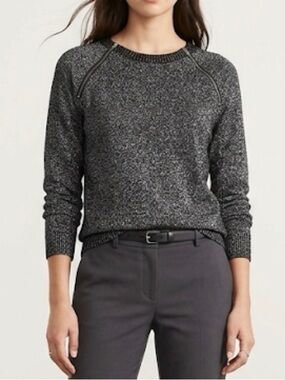 Simon Chang Pop Studio sweater (Silver Metallic and Black)